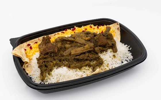 چلو خورش کرفس سنتی