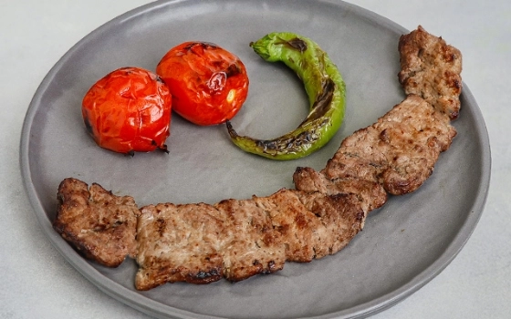 کباب برگ گوسفندی تک سیخ