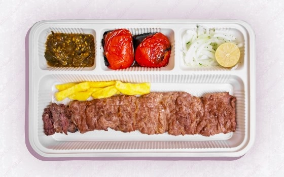 خوراک کباب برگ گوسفندی