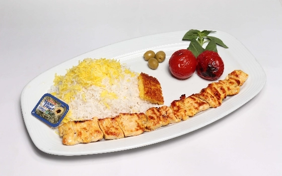 چلو جوجه زعفرانی (مخصوص)