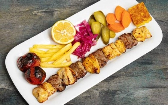 خوراک کباب بختیاری معمولی