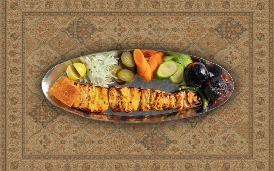 خوراک جوجه کباب سینه