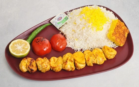 چلوجوجه حلزونی زعفرانی 300 گرم