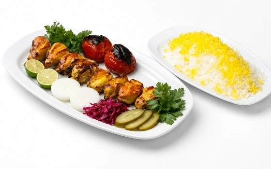 چلو جوجه با استخوان