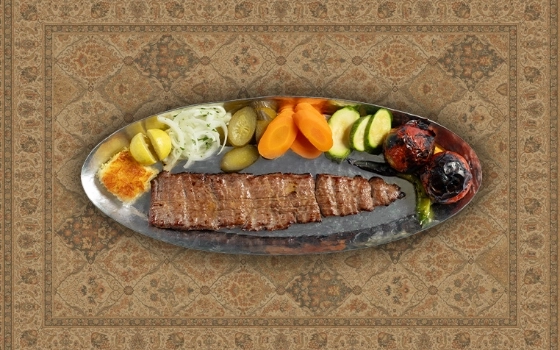 خوراک کباب برگ گوسفندی