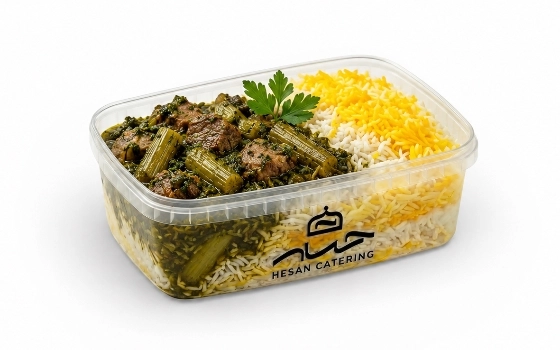 چلو خورش کرفس گوسفندی