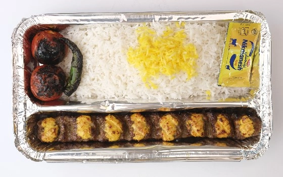 چلو کباب نگین دار