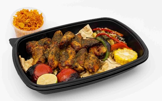 جوجه کباب ران(سبزیجات)