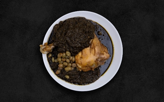 خورشت مرغ ترش با ران مرغ عسلی