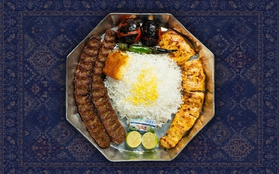 چلو کباب وزیری *