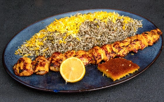 باقالی پلو با جوجه