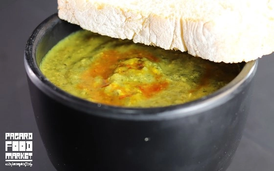 سوپ کدو اسفناج