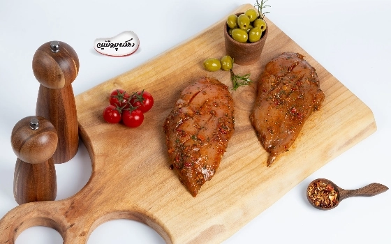 استیک سینه مرغ رژیمی