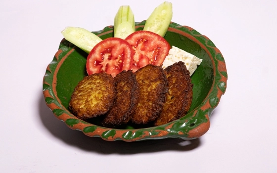 کوکو سیب زمینی با پنیر