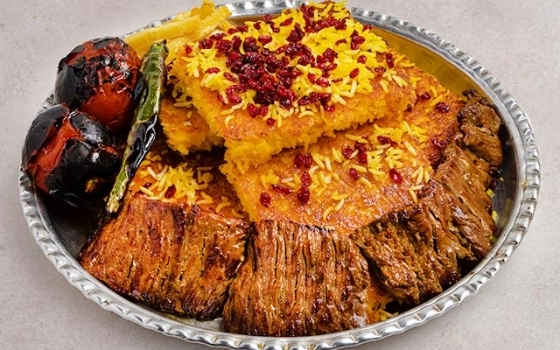 ته چین با برگ گوسفندی