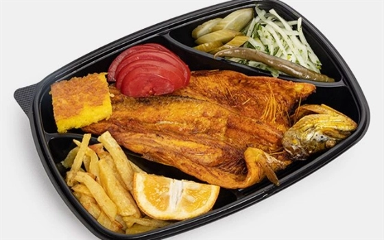 خوراک ماهی قزل آلا سرخ شده