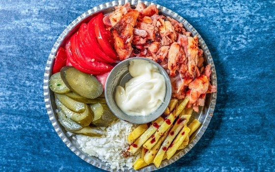 مدیترانه مرغ تندوری