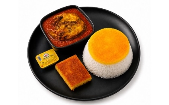 چلو خورشت قیمه بادمجان
