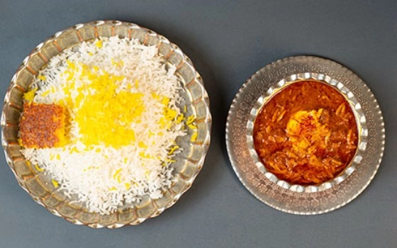 چلو خورشت پیچاق قیمه