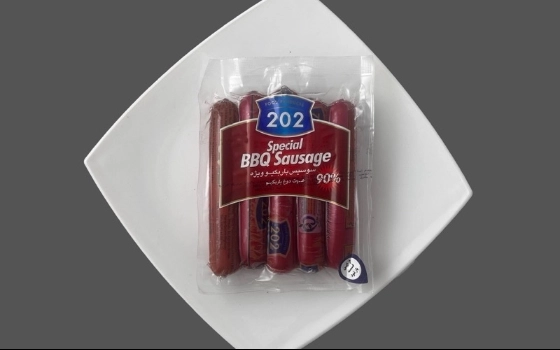 سوسیس وکیوم باربیکیو 202 بسته 300گرم