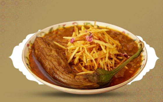 خورشت قیمه بادمجان تک