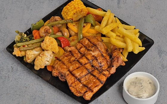 استیک ران مرغ تندوری