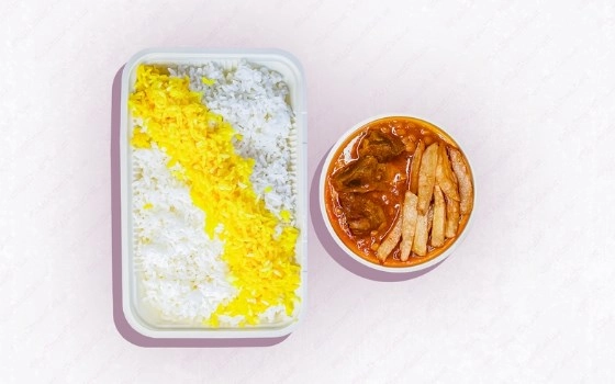 چلو خورشت قیمه