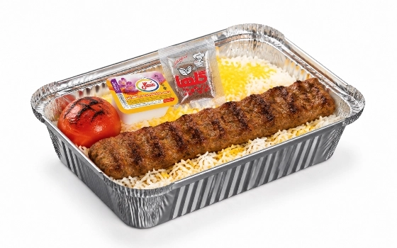 چلو کباب کوبیده اقتصادی
