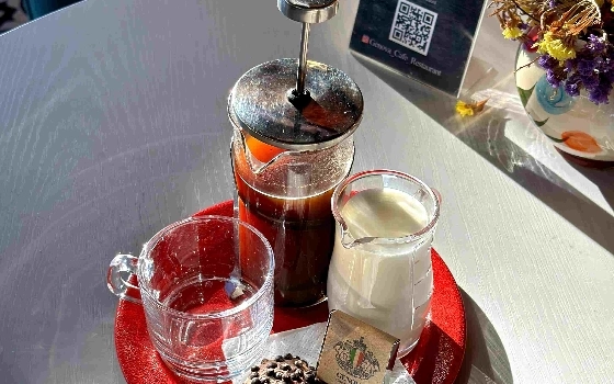 قهوه فرانسوی با شیر