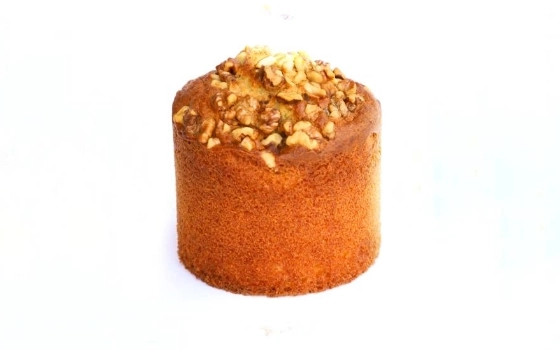 کیک گردو وانیل