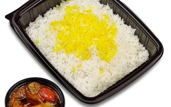 چلو خورشت قیمه بادمجان