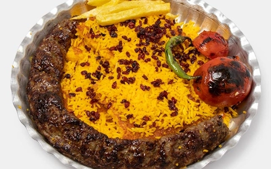 ته چین با کباب لقمه