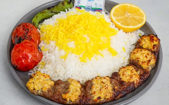 چلو کباب لقمه نگینی