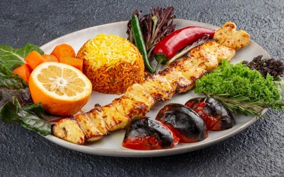 خوراک جوجه کباب