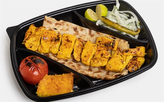 خوراک جوجه کباب زعفرانی (200 گرمی)