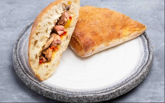 ساندویچ بیف آلفردو