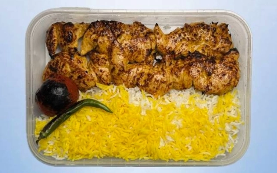 چلو جوجه زعفرانی