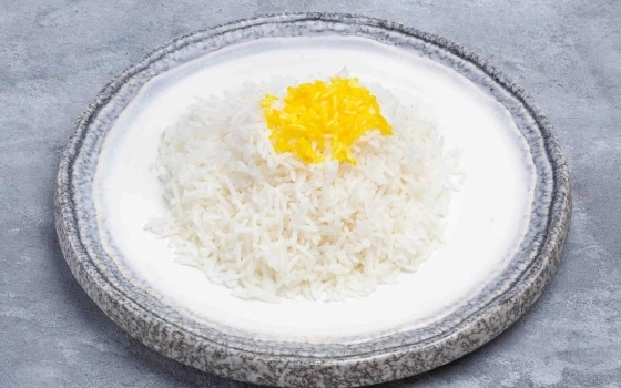 پلو سفید ساده