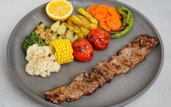 خوراک کباب برگ گوسفندی