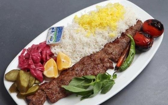 چلو کباب برگ گوسفندی معمولی