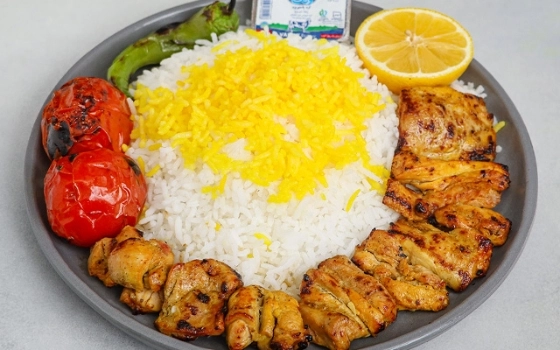 چلو جوجه کباب ران مخصوص