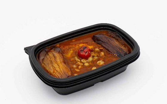 مسما بادمجان با ران مرغ