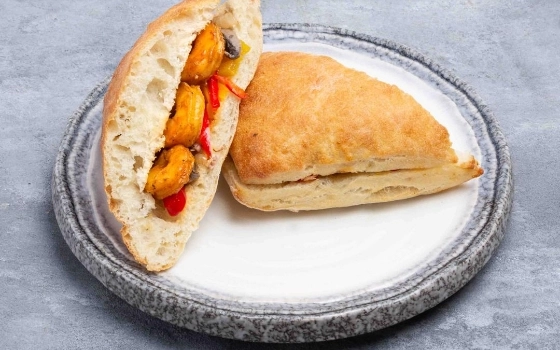 ساندویچ شریمپ آلفردو