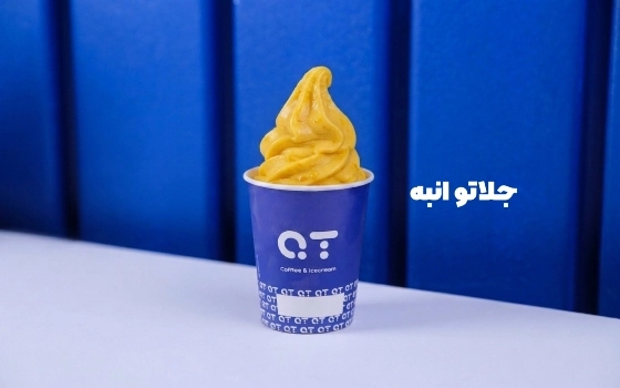 بستنی انبه وگان (لیوانی ساز برزگ)