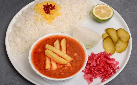 چلو خورش قیمه