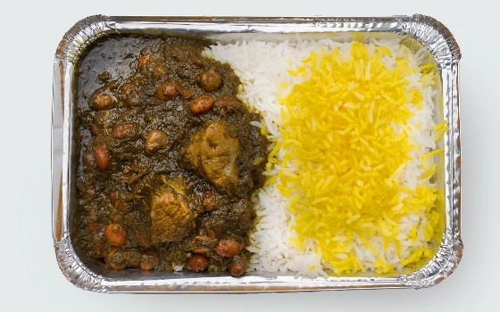 چلو قرمه سبزی اقتصادی