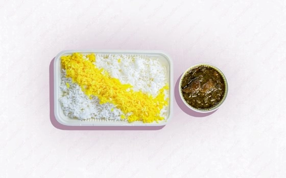 چلو خورشت قرمه اکونومی