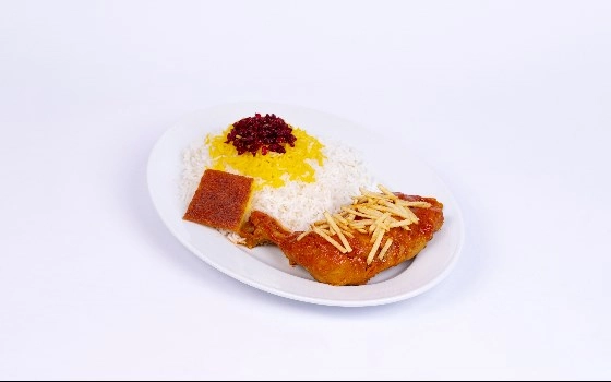 زرشک پلو با مرغ
