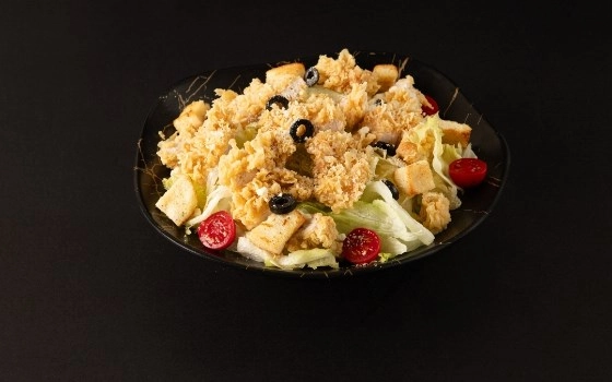 سالاد سزار با فیله سوخاری
