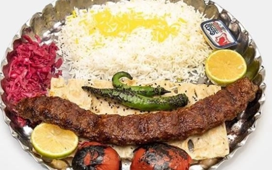 چلو کباب لقمه